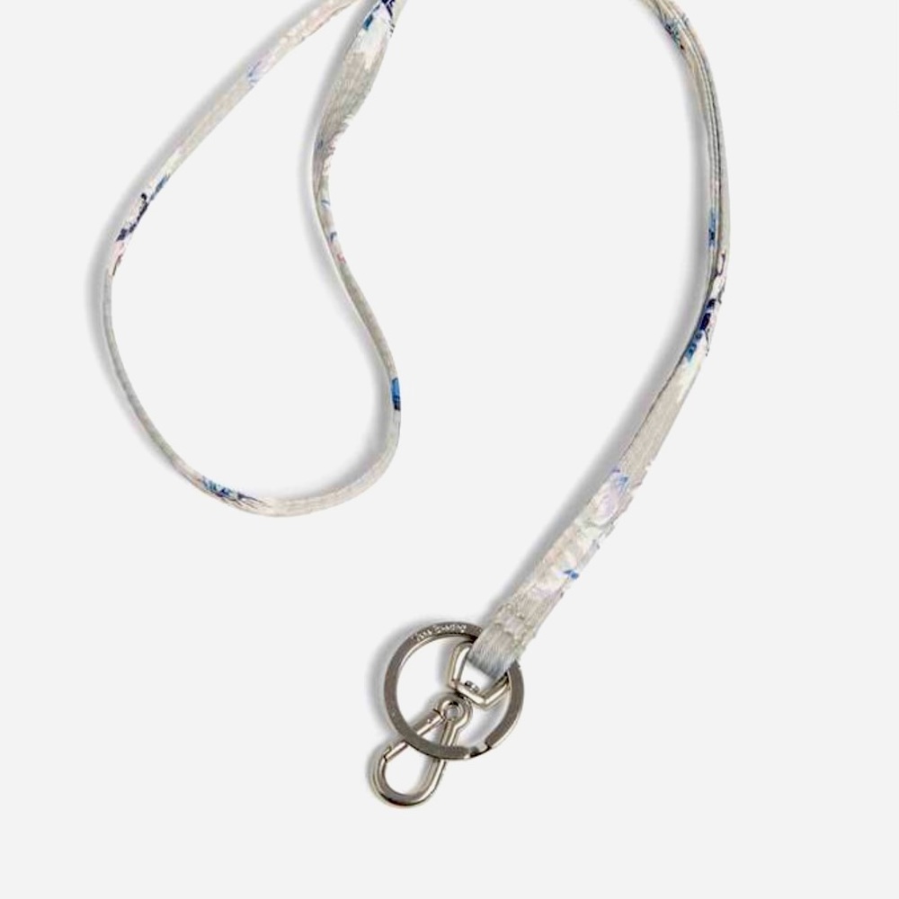 Last One! Vera Bradley Lanyard Park Stripe Performance Twill